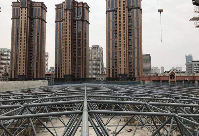 济南螺栓球网架结构